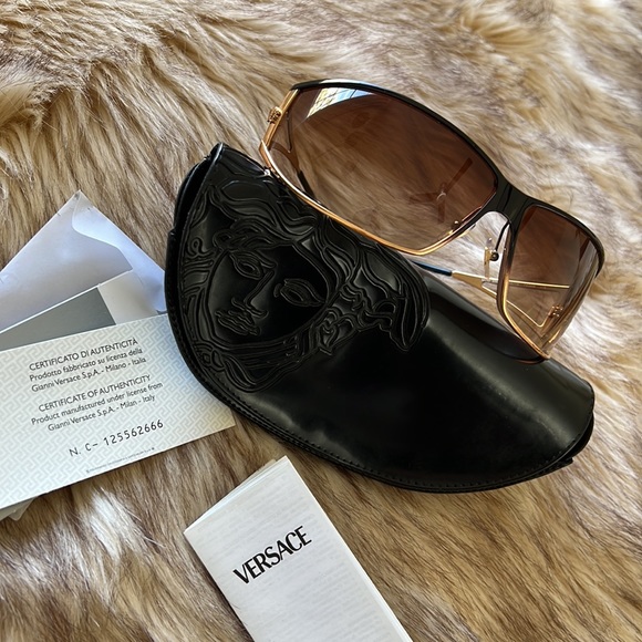 Versace Accessories - Vintage 90s Y2K Versace Sunglasses
